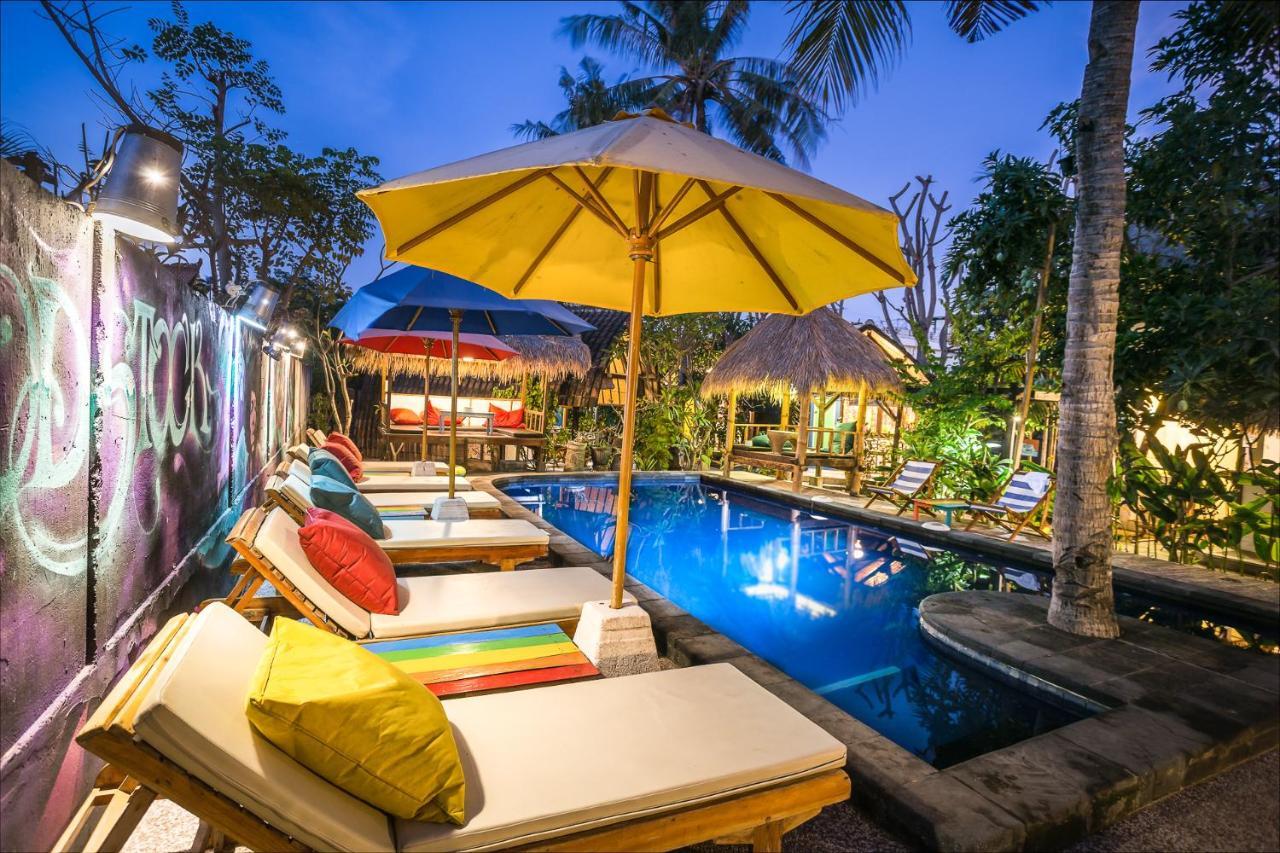 Woodstock Gili - Garden And Bungalows Ξενοδοχείο Τζίλι Τραγουανγκάν Εξωτερικό φωτογραφία